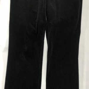 CHANEL Black Corduroy Cashmere-Elastane Trousers - Pants