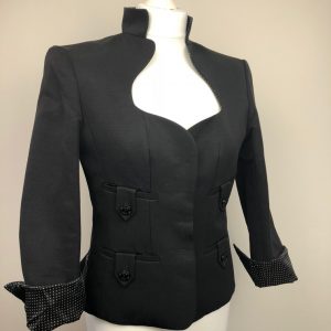 Yves Saint-Laurent black fitted jacket Size 40