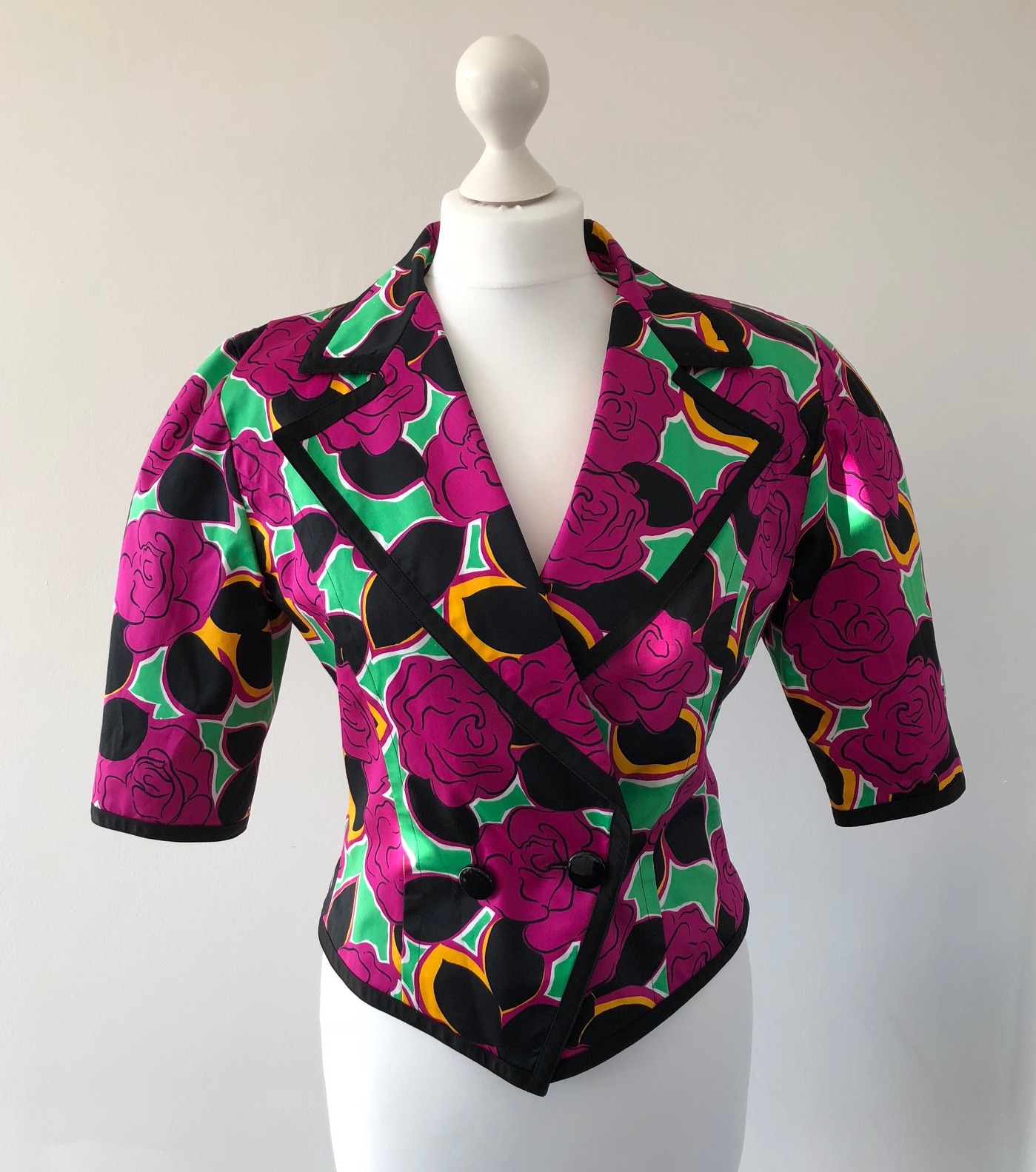 GUY LAROCHE Blazer Cropped Cut 1980s