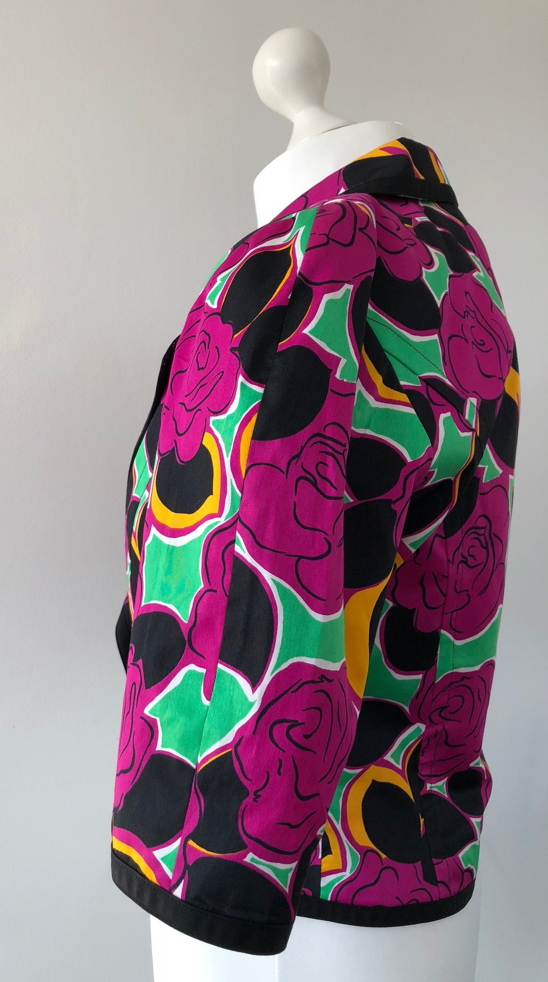 GUY LAROCHE Blazer Cropped Cut 1980s - Image 3