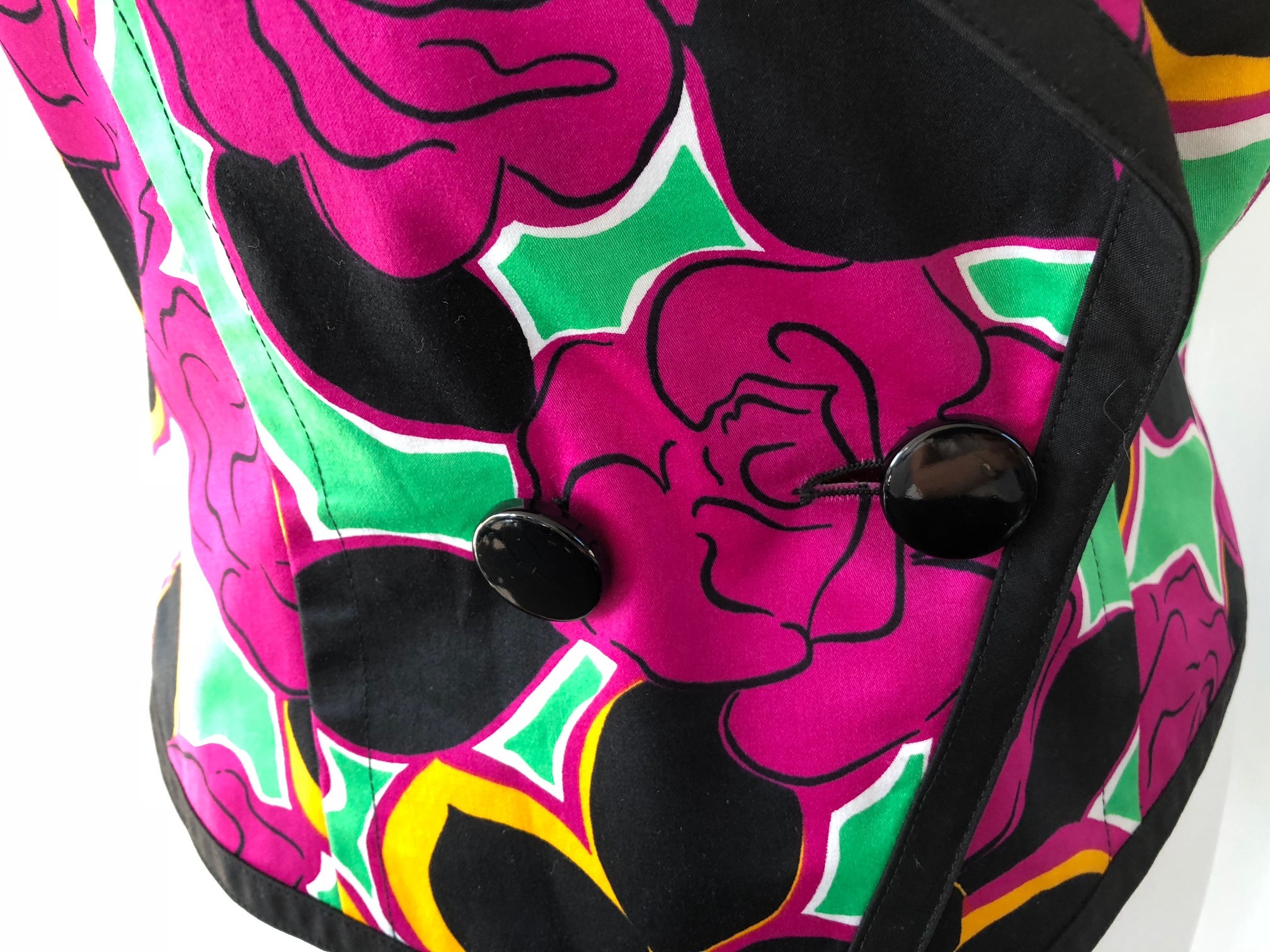 GUY LAROCHE Blazer Cropped Cut 1980s - Image 5