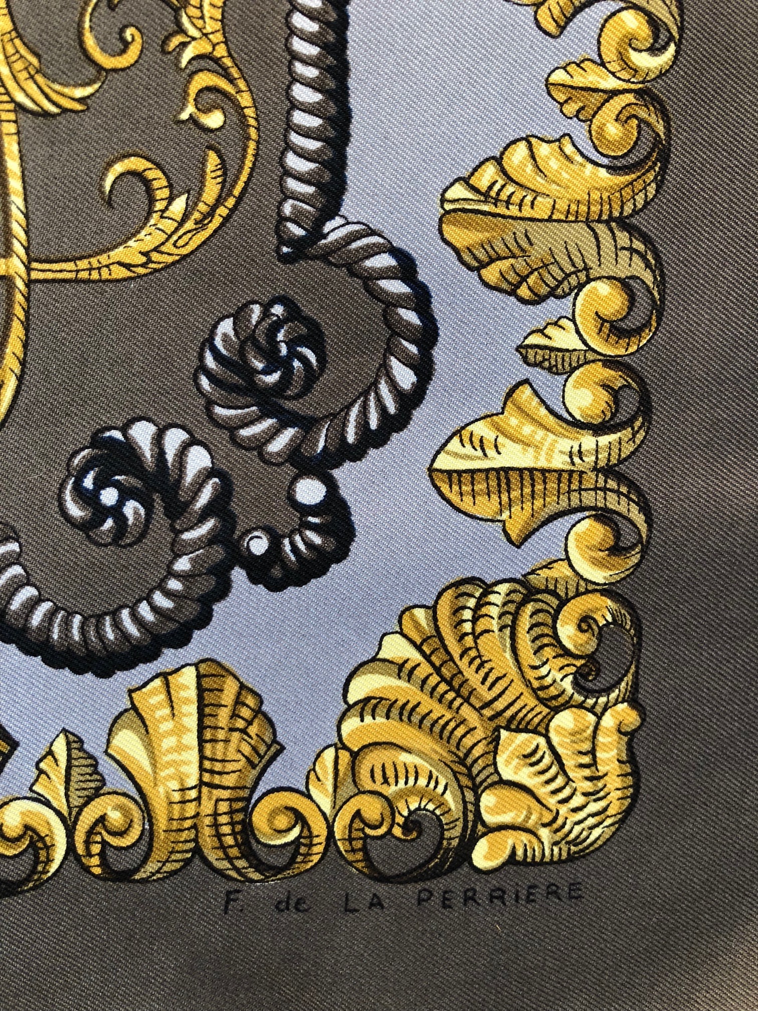 HERMÈS Carré Square Scarf ‘Louis XIV Versailles’ Ludovicus Magnus - Image 6