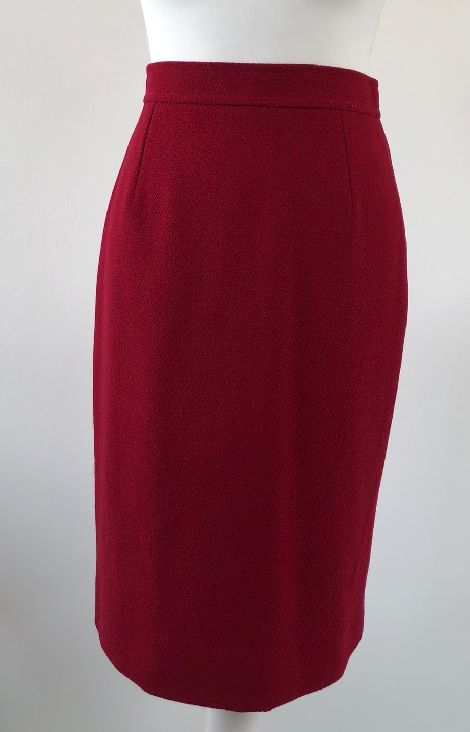 CHRISTIAN LACROIX Vintage 1995 Red Asymmetric Blazer Skirt Suit - Image 6