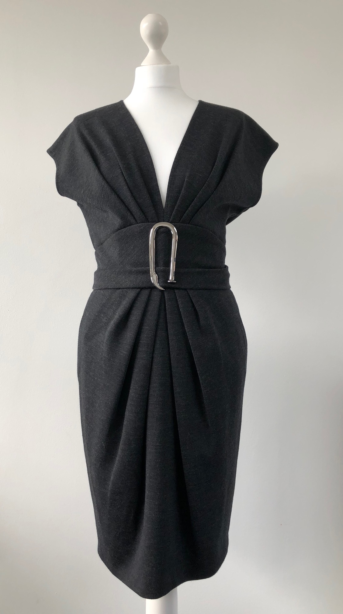 HERMÈS Vintage Dress Large Silver Buckle - Image 3