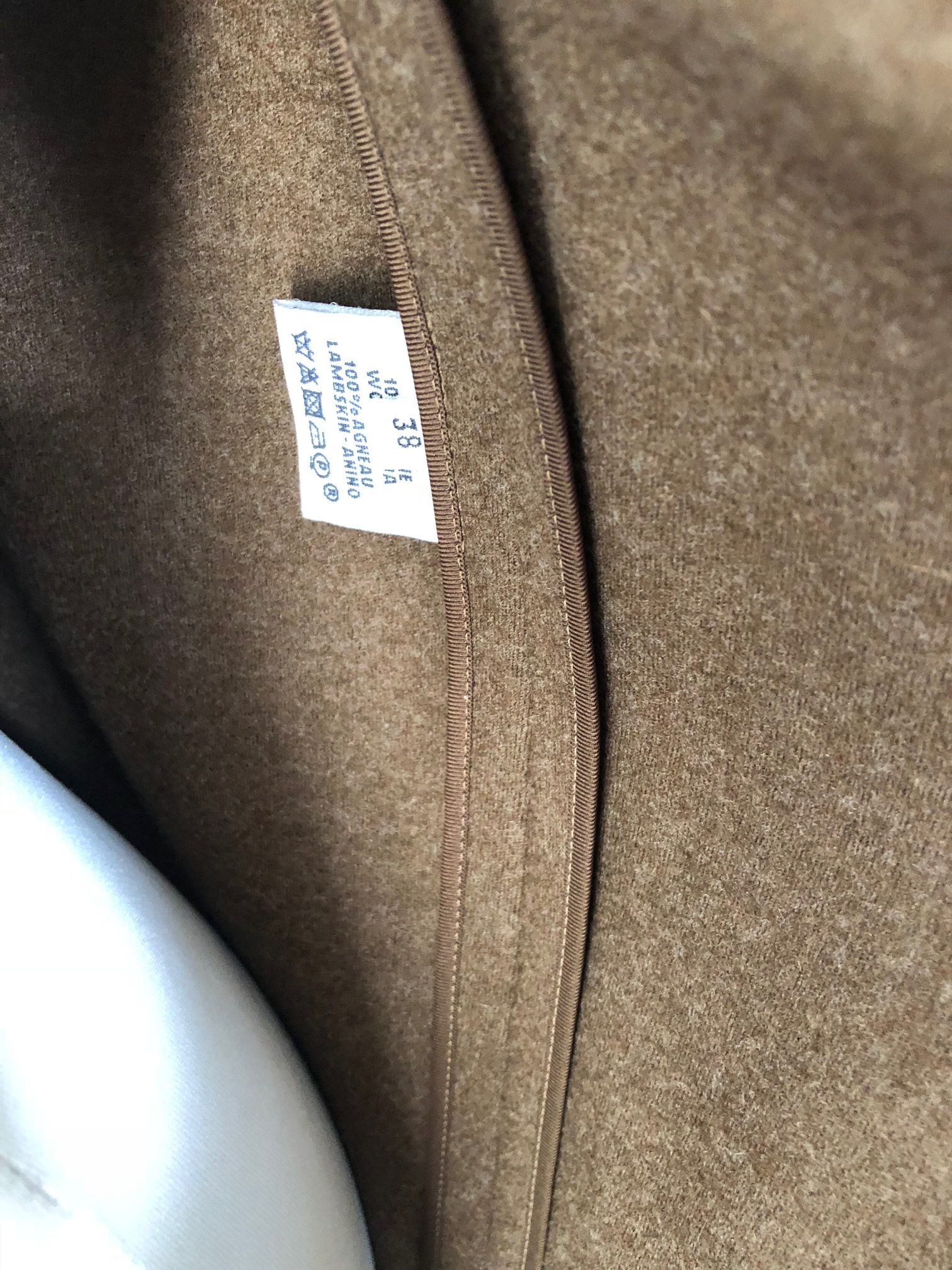 HERMÈS Single Button Blazer Jacket H Button Superposed Pockets - Image 11