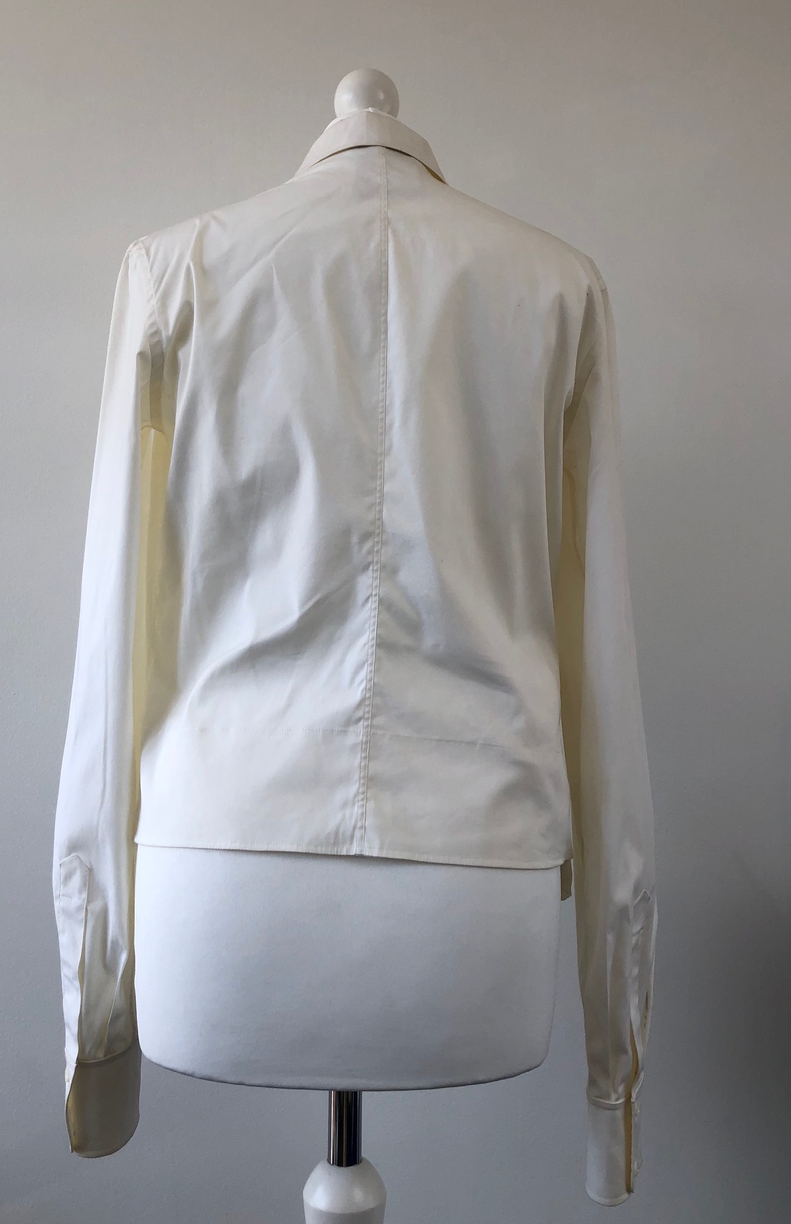 YVES SAINT-LAURENT Wrap Blouse Top Long Sleeves Vintage - Image 8