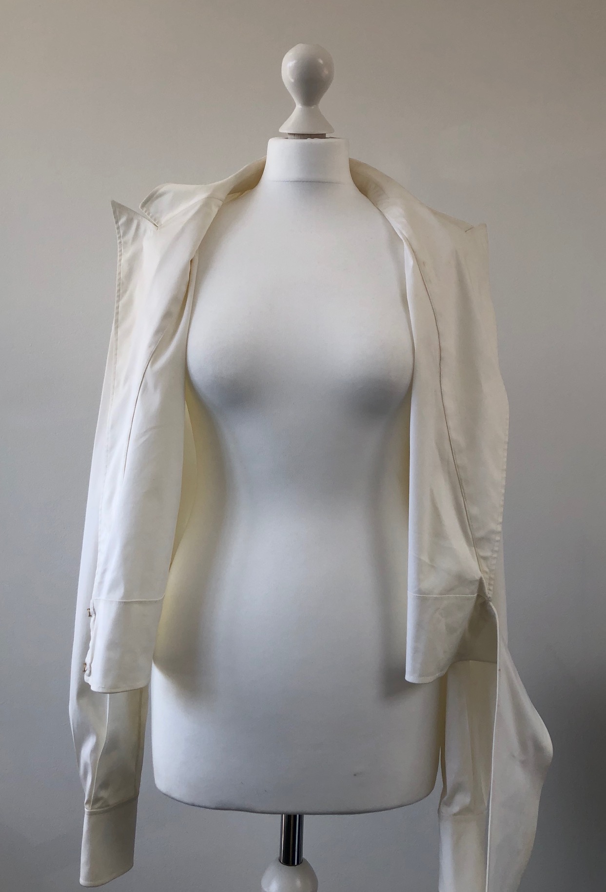 YVES SAINT-LAURENT Wrap Blouse Top Long Sleeves Vintage - Image 5