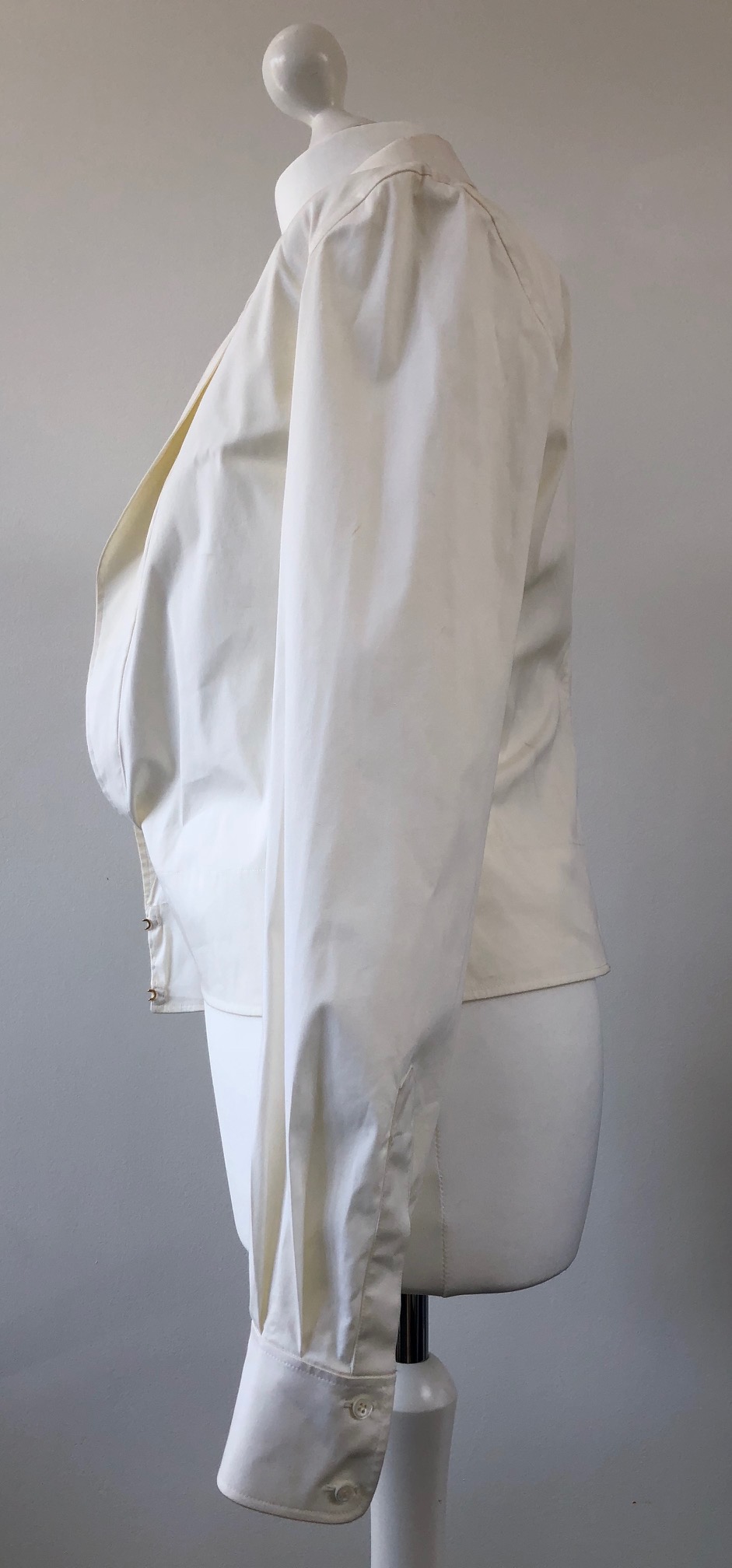 YVES SAINT-LAURENT Wrap Blouse Top Long Sleeves Vintage - Image 6