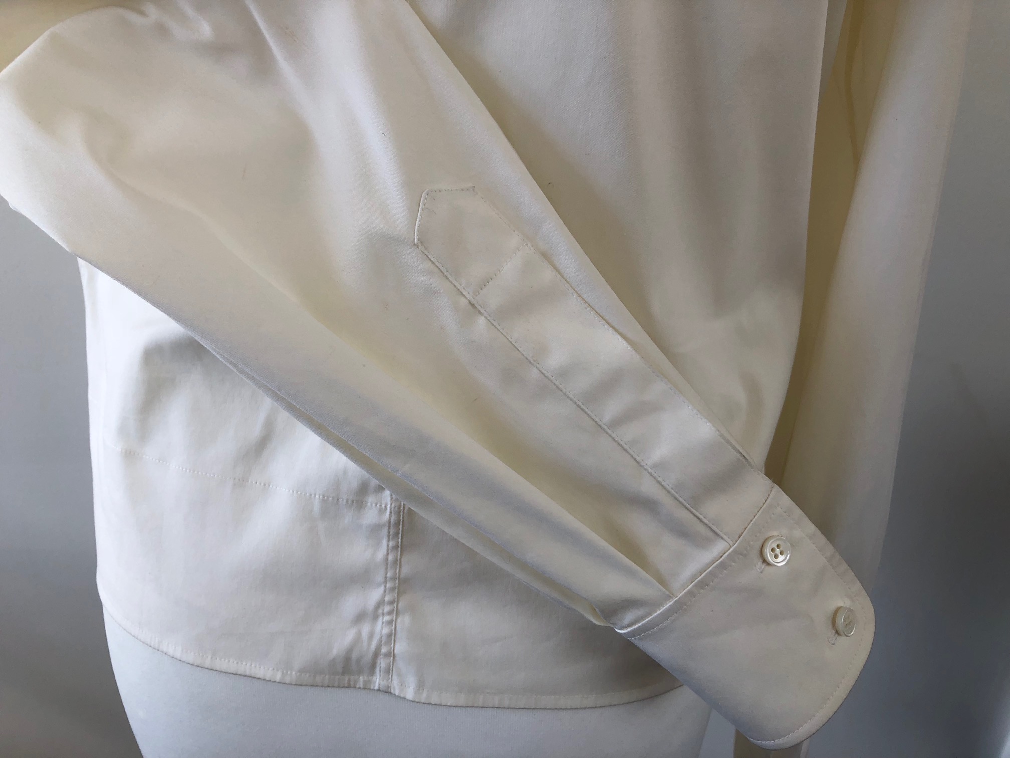 YVES SAINT-LAURENT Wrap Blouse Top Long Sleeves Vintage - Image 7