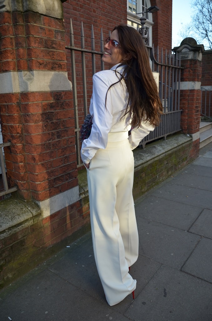 YVES SAINT-LAURENT Wrap Blouse Top Long Sleeves Vintage - Image 2