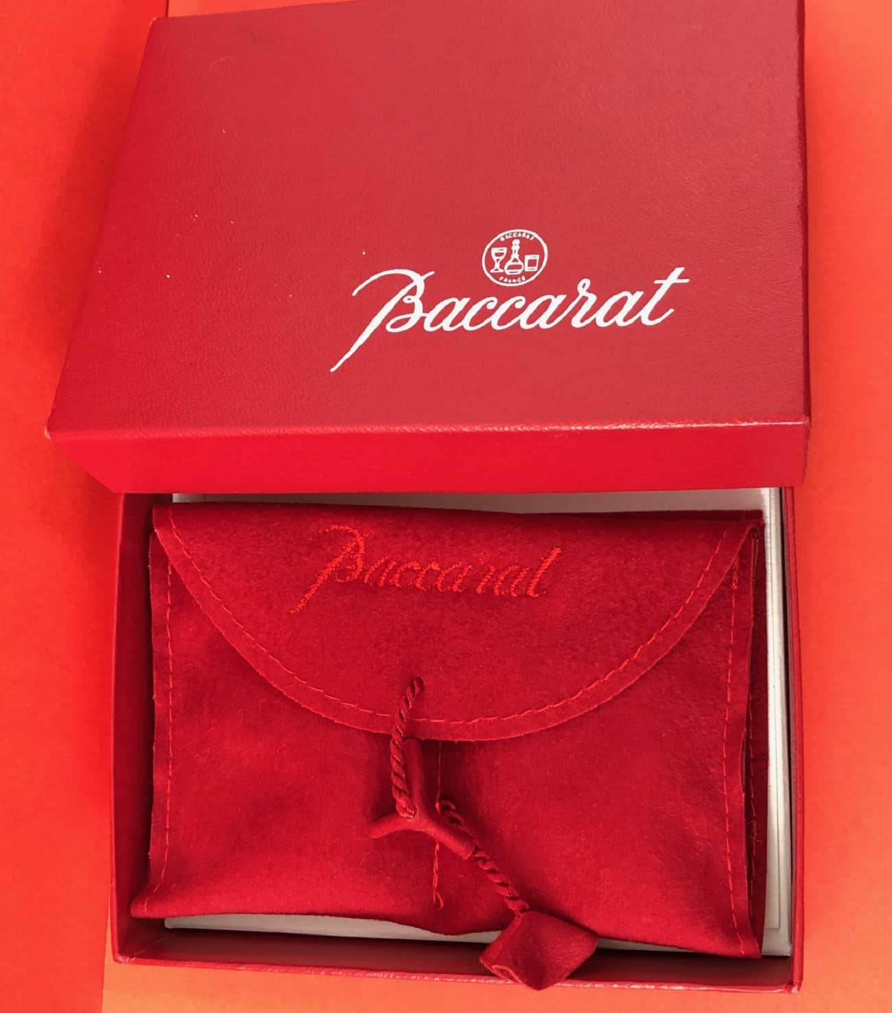 BACCARAT Crystal Hoop Earrings in Deep Blue - Image 6