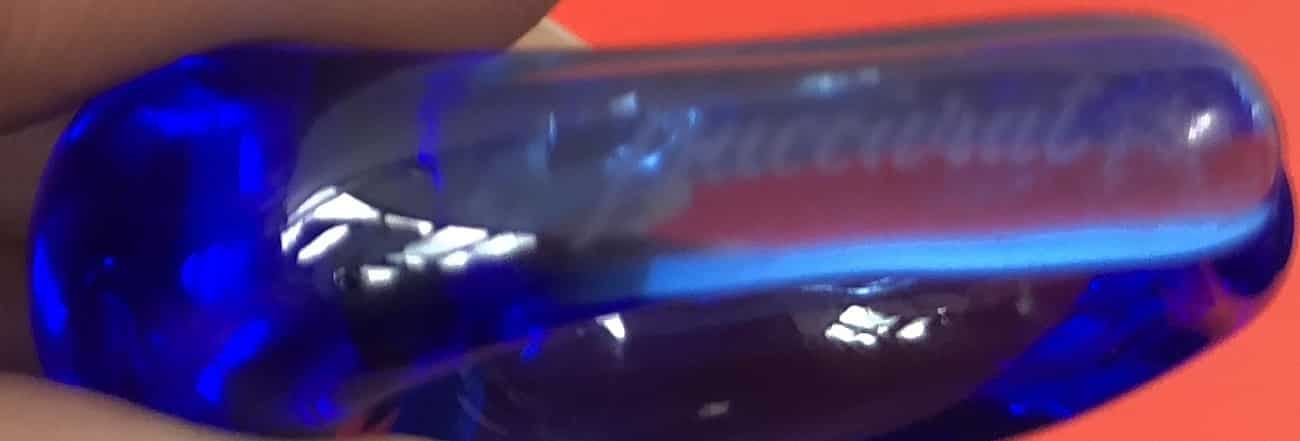 BACCARAT Crystal Hoop Earrings in Deep Blue - Image 7