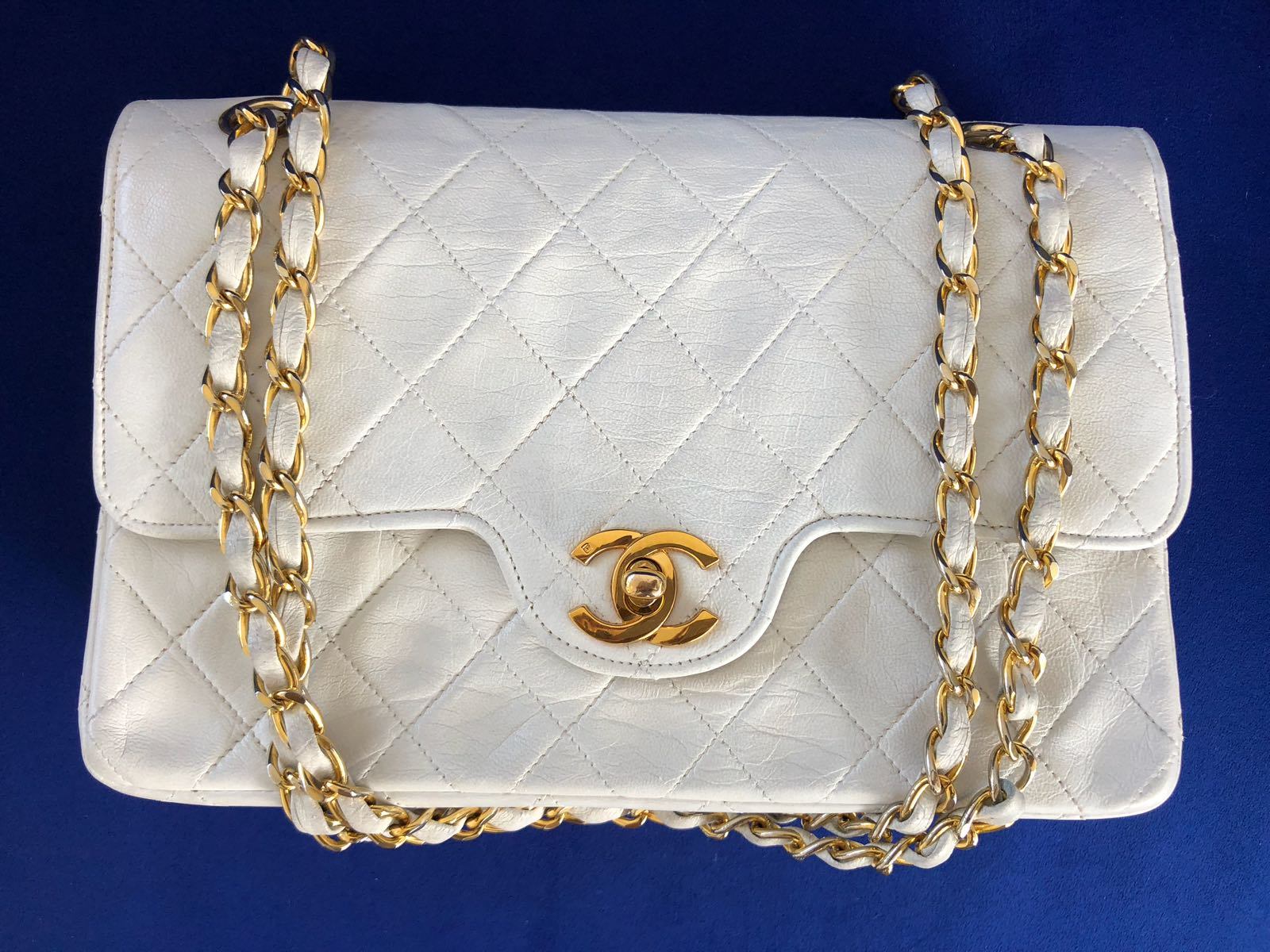 CHANEL Timeless Leather Double Flap Bag - Image 5