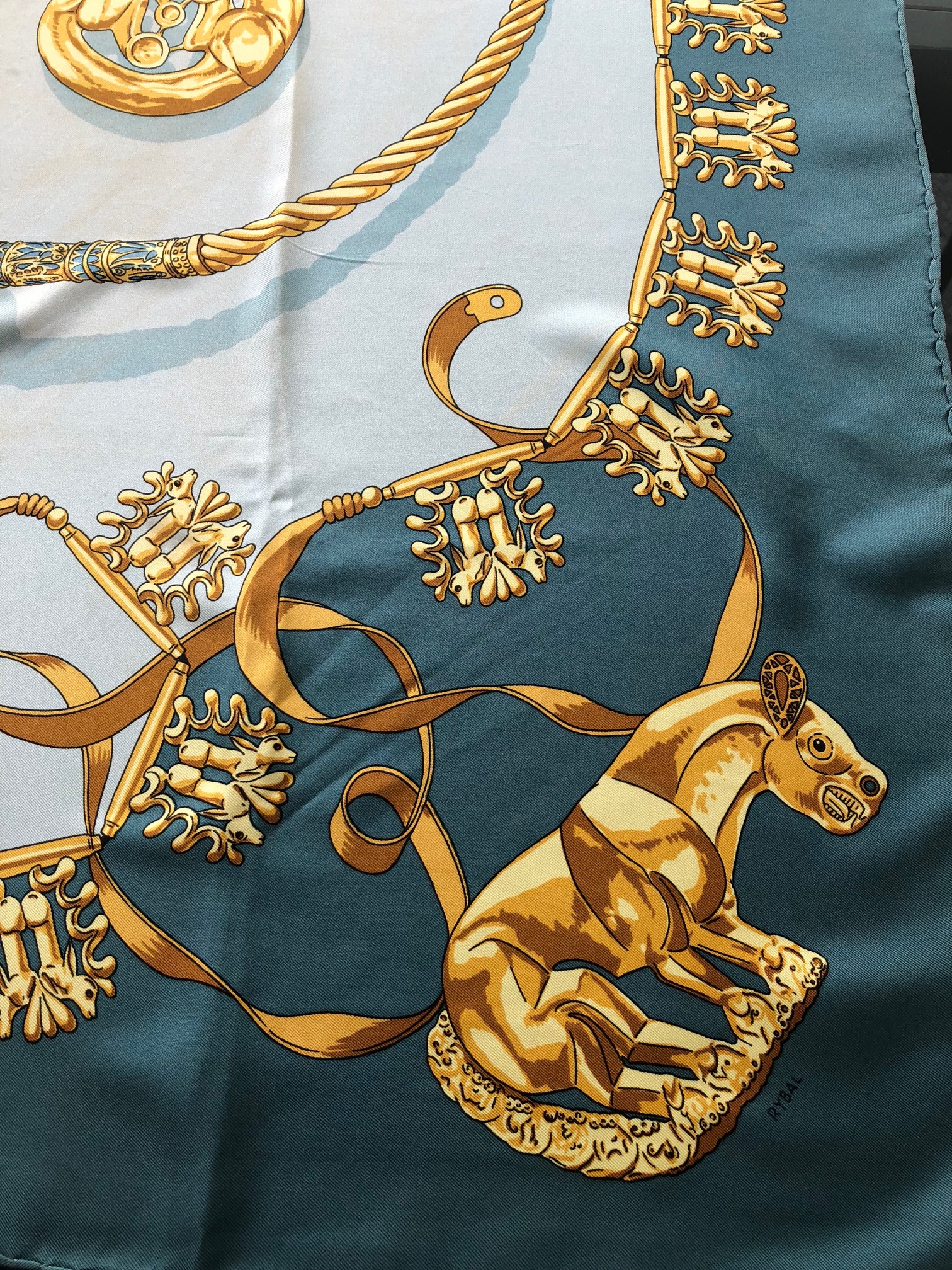 HERMES Vintage ‘Les Cavaliers D’Or’ Vladimir Rybaltchenko - Image 4