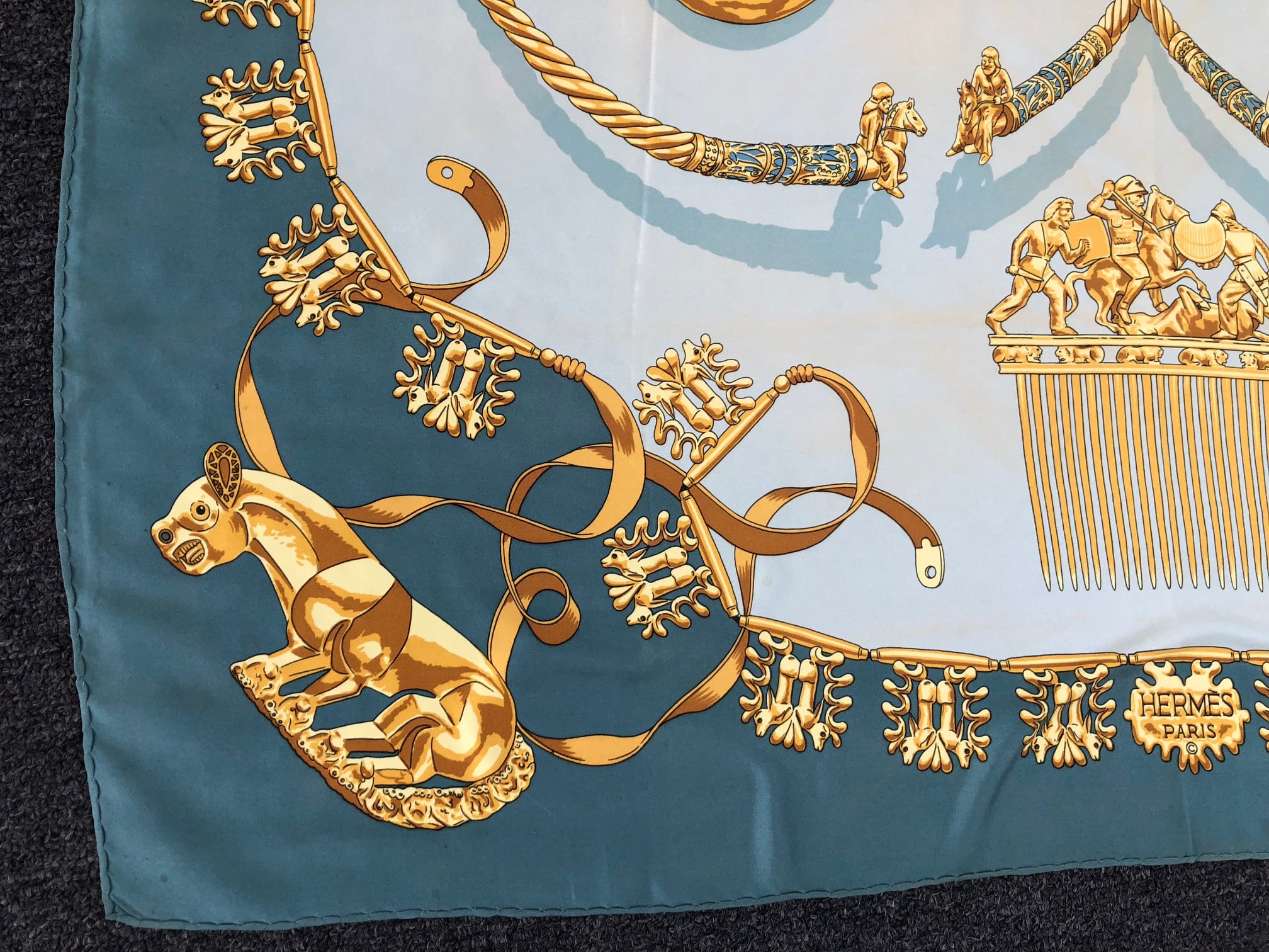 HERMES Vintage ‘Les Cavaliers D’Or’ Vladimir Rybaltchenko - Image 3