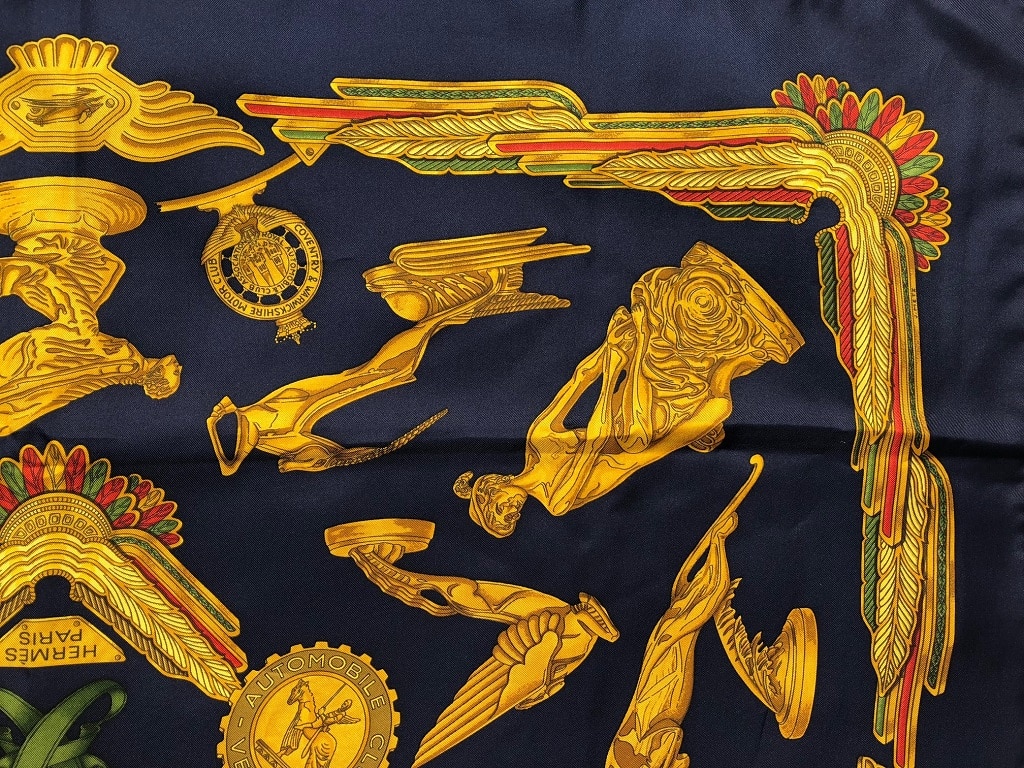 Hermès Scarf Vintage Les Parures Du Vent by Joachim Metz - Image 6