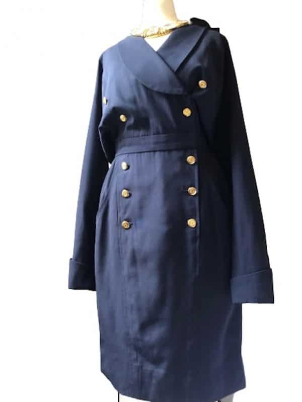 CHANEL Dress Vintage CHANEL Classic CC Logos Double Breasted - Image 6