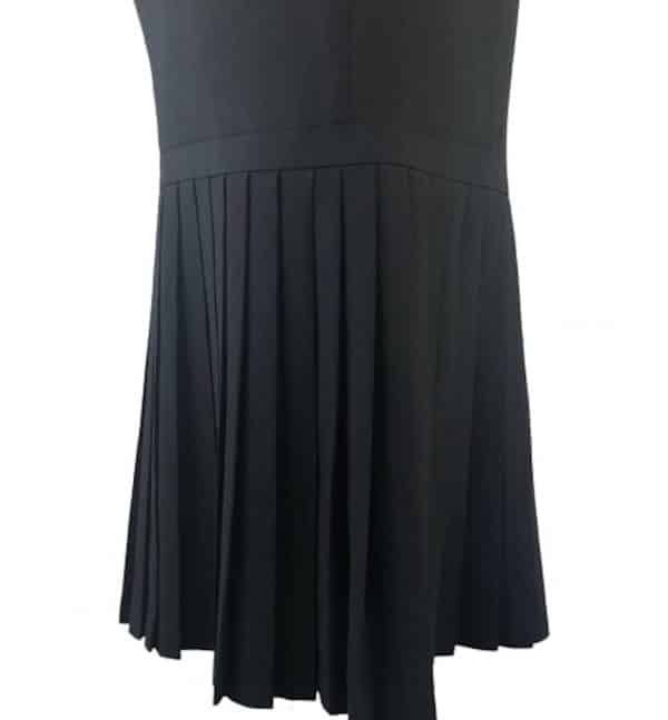 karl lagerfeld paris black long evening dress circa 2000