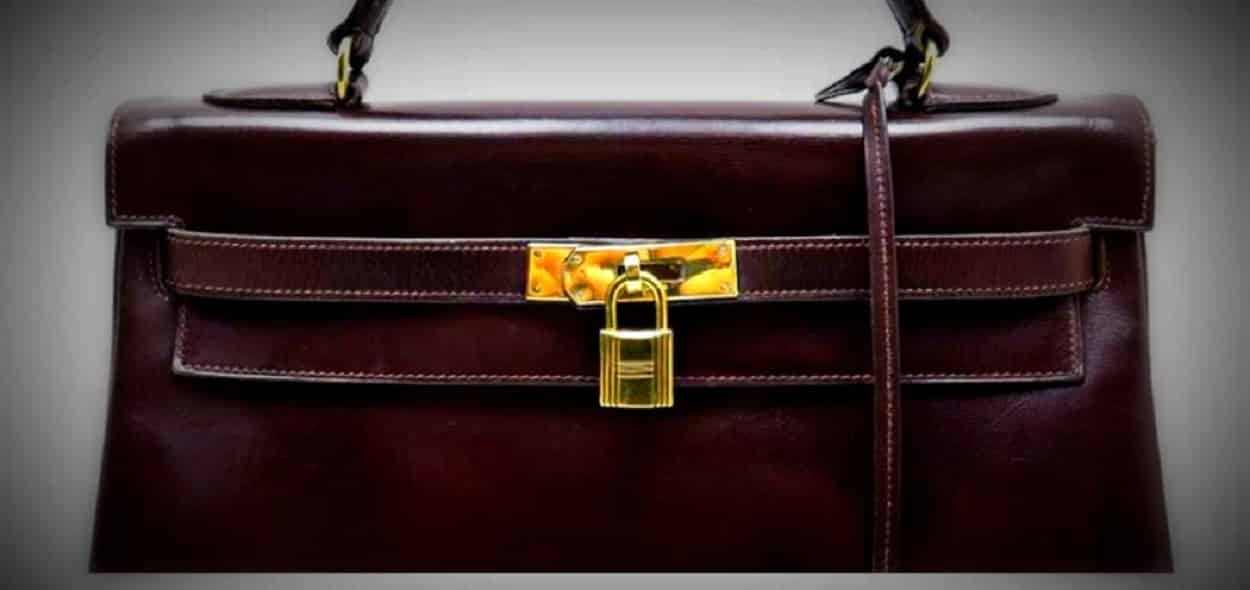 Hermes Kelly Handbag Brown Box Calf with Gold Hardware 32 - Image 3