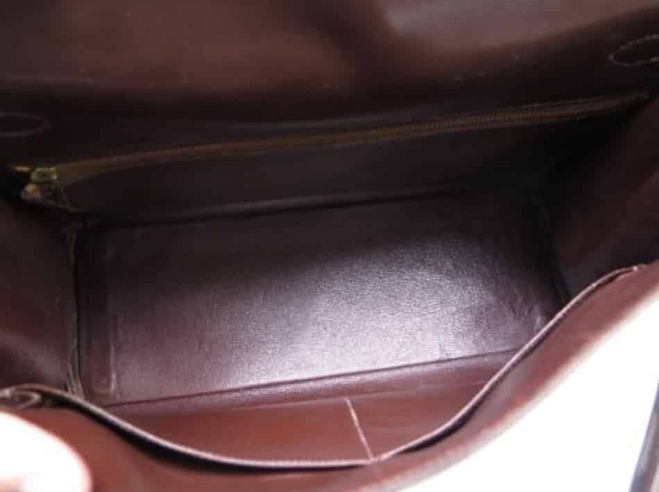 Hermes Kelly Handbag Brown Box Calf with Gold Hardware 32 - Image 5