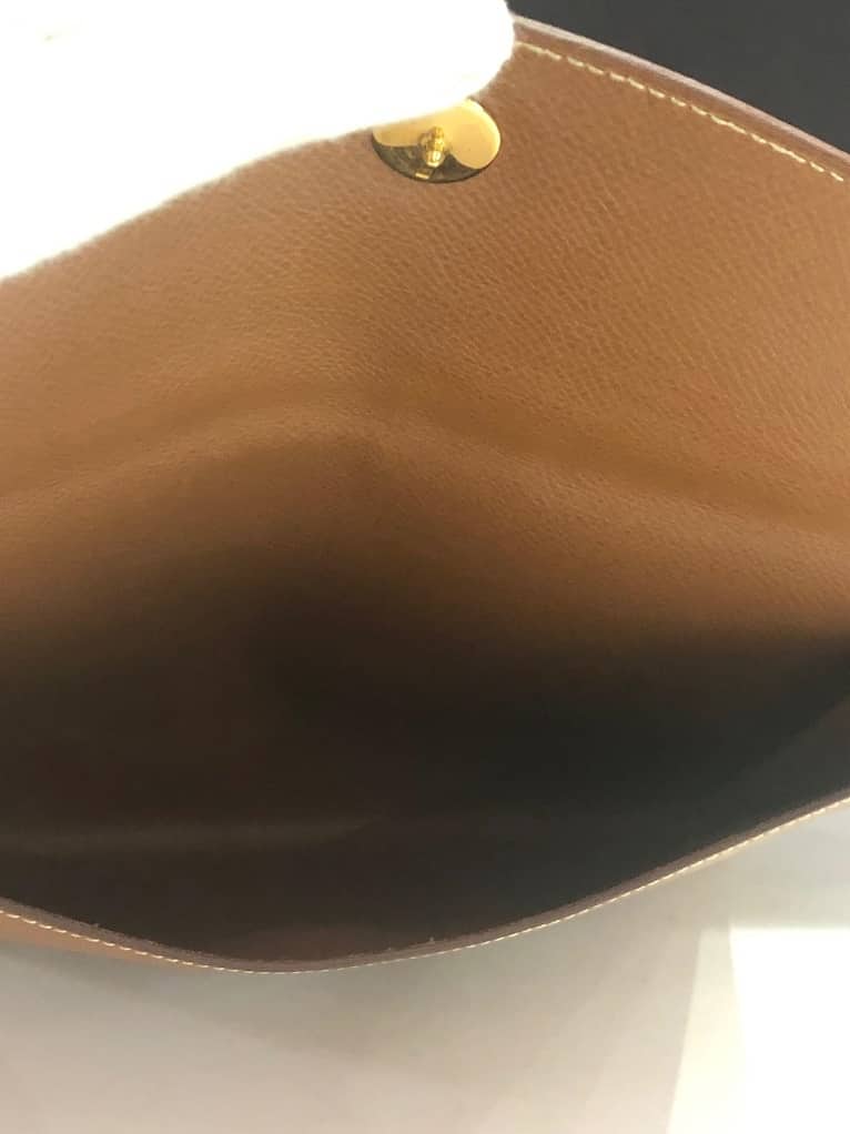 HERMES Clutch Pochette Limited Edition Clemence Leather As New - Image 12