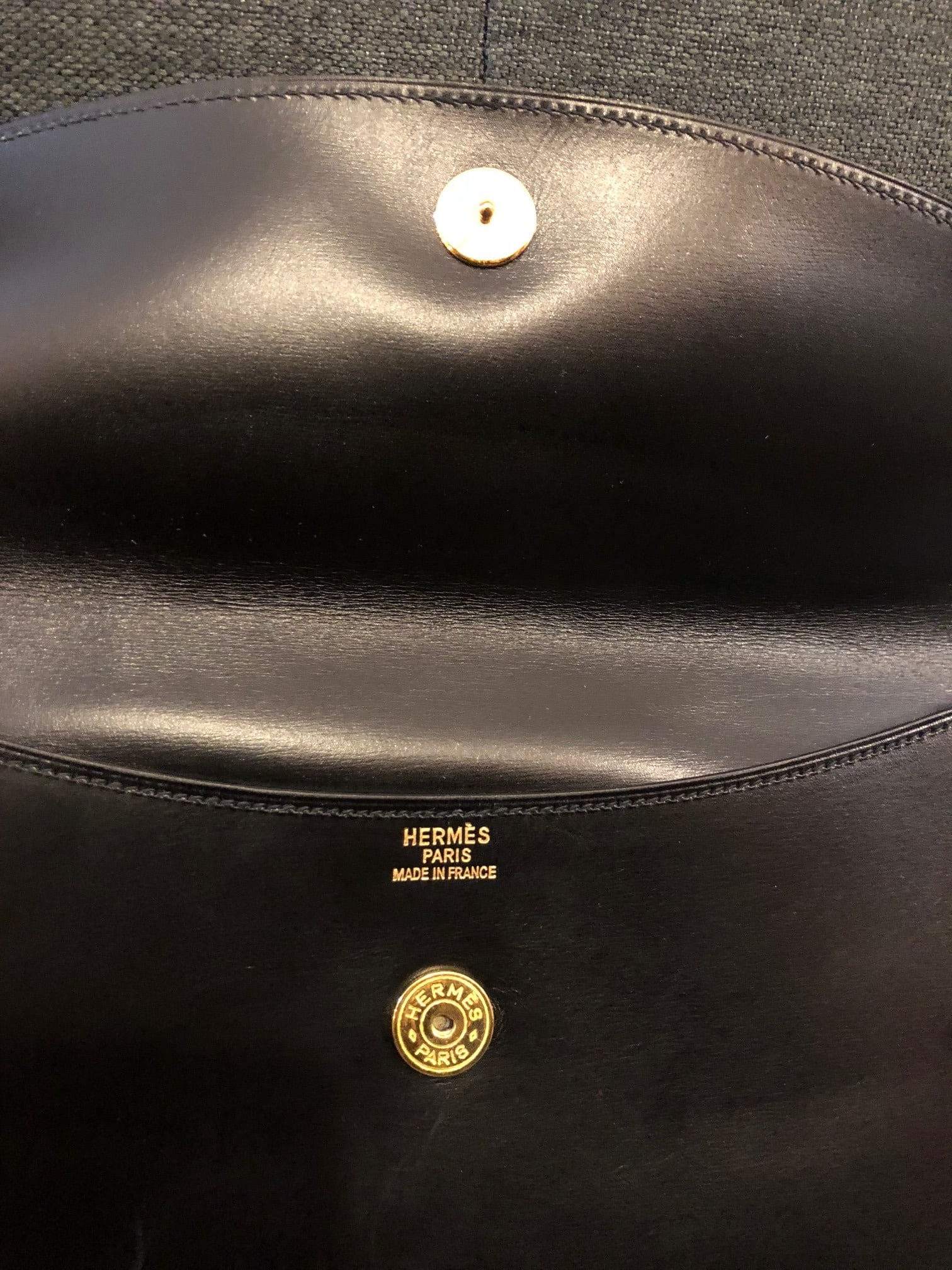 HERMES Rio Clutch Bag Vintage AS NEW - Image 10