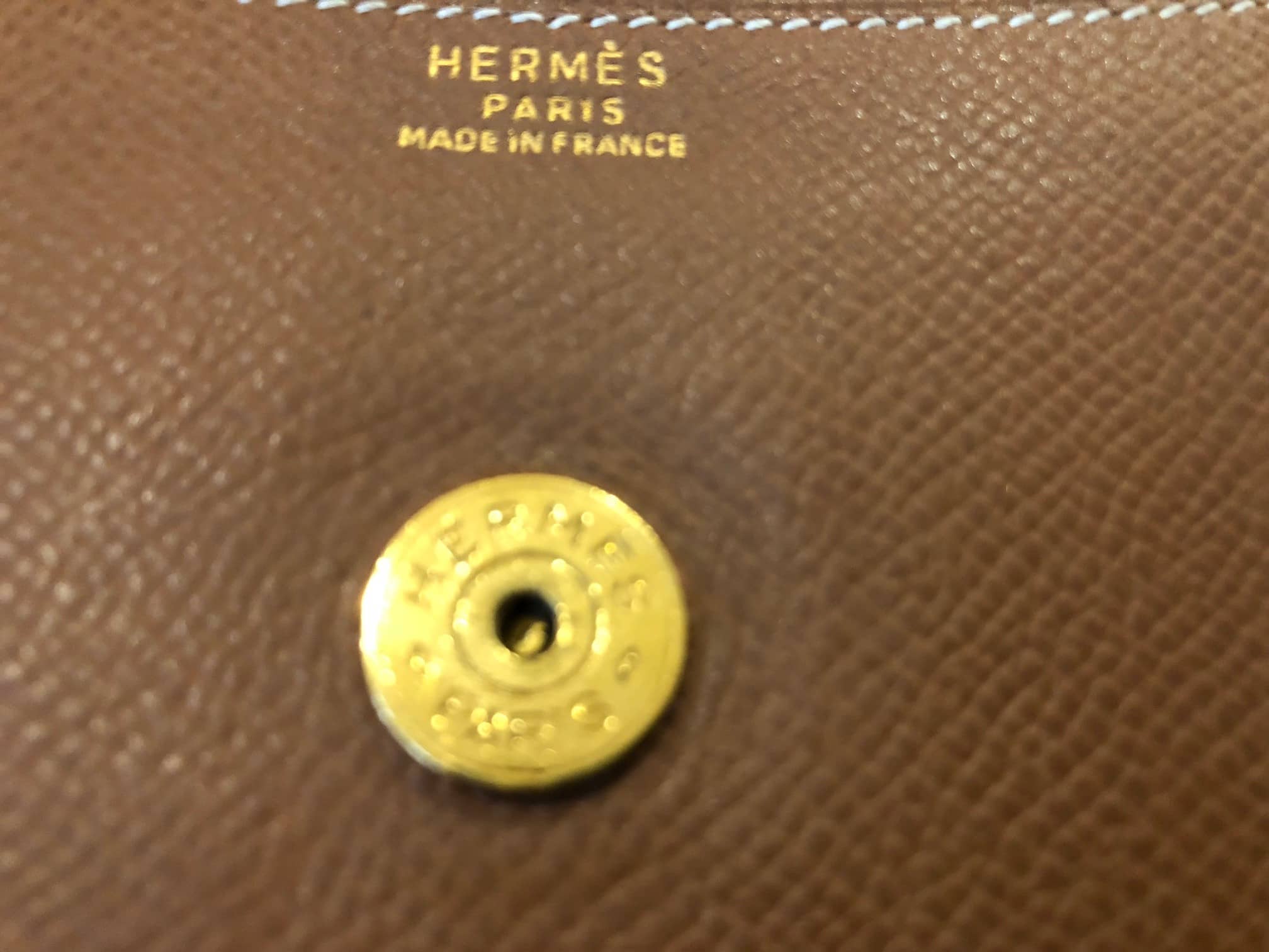 HERMES Clutch Pochette Limited Edition Clemence Leather As New - Image 9