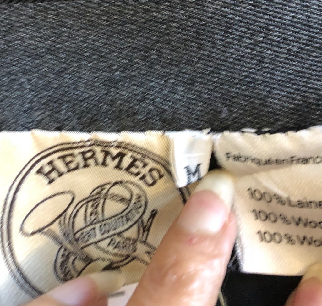 HERMES Suit Pencil Skirt Fitted Jacket Hunting Horn Buttons Rare - Image 15