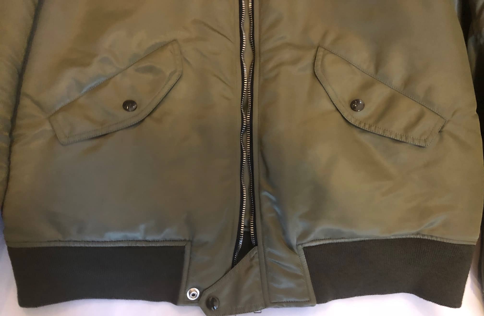 SAINT LAURENT Bomber Jacket In Kaki Nylon - Image 5