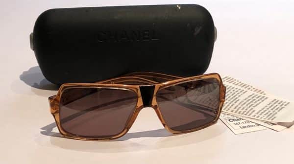 CHANEL Sunglasses Tortoise Gold-Brown - Image 3