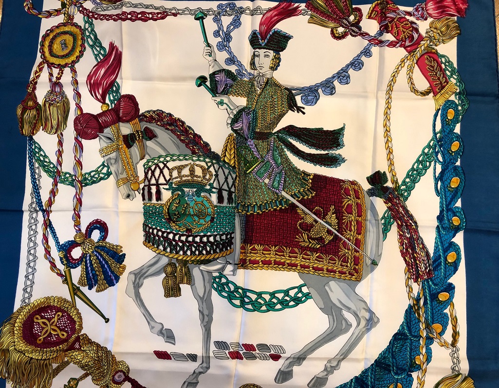 HERMES Scarf CHEVALIER RARE - Image 2