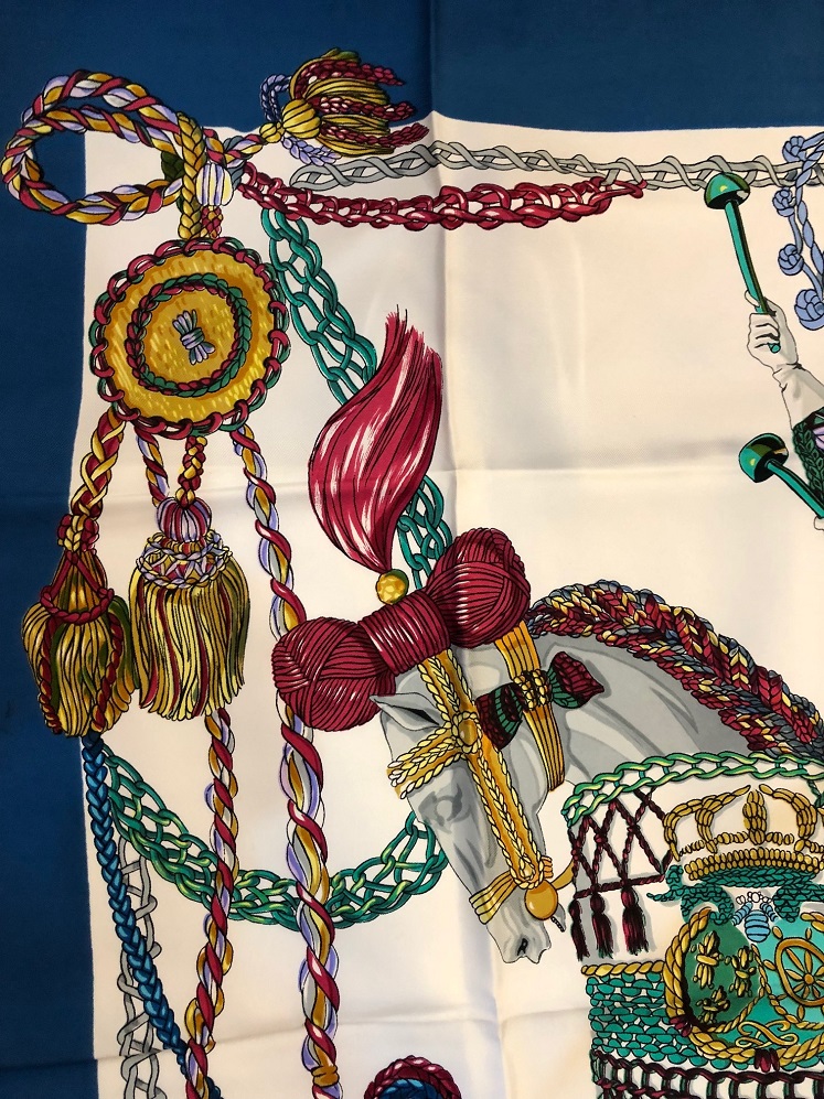 HERMES Scarf CHEVALIER RARE - Image 4