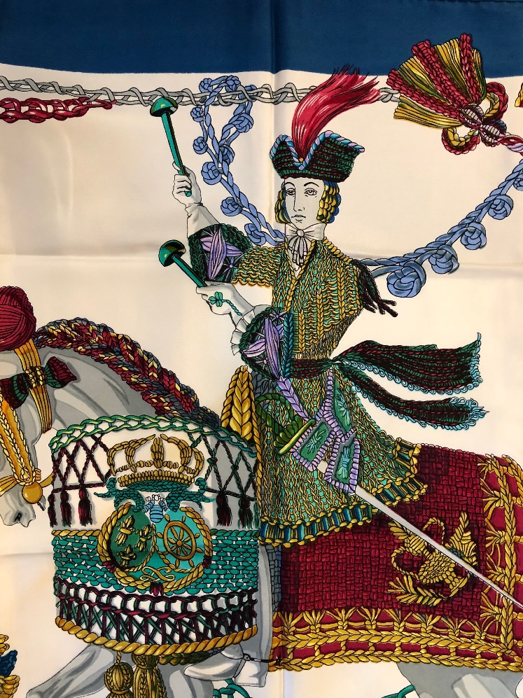 HERMES Scarf CHEVALIER RARE - Image 3