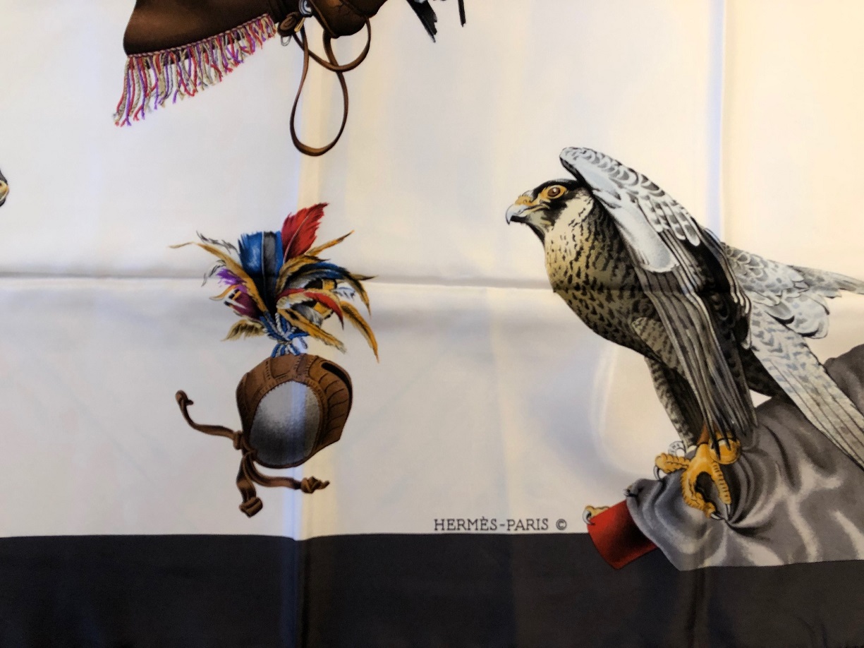 HERMES Scarf 'Chasse À Vol' - Image 4