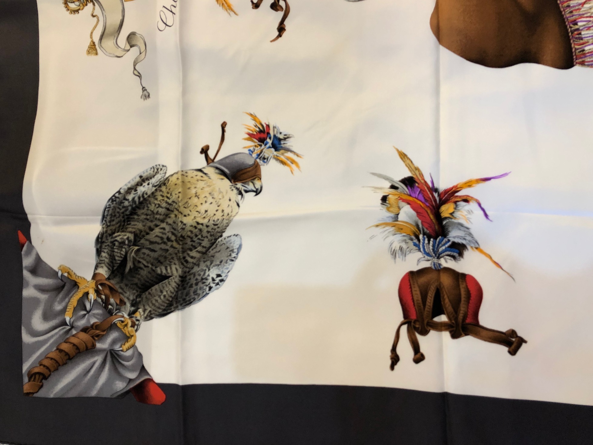 HERMES Scarf 'Chasse À Vol' - Image 5