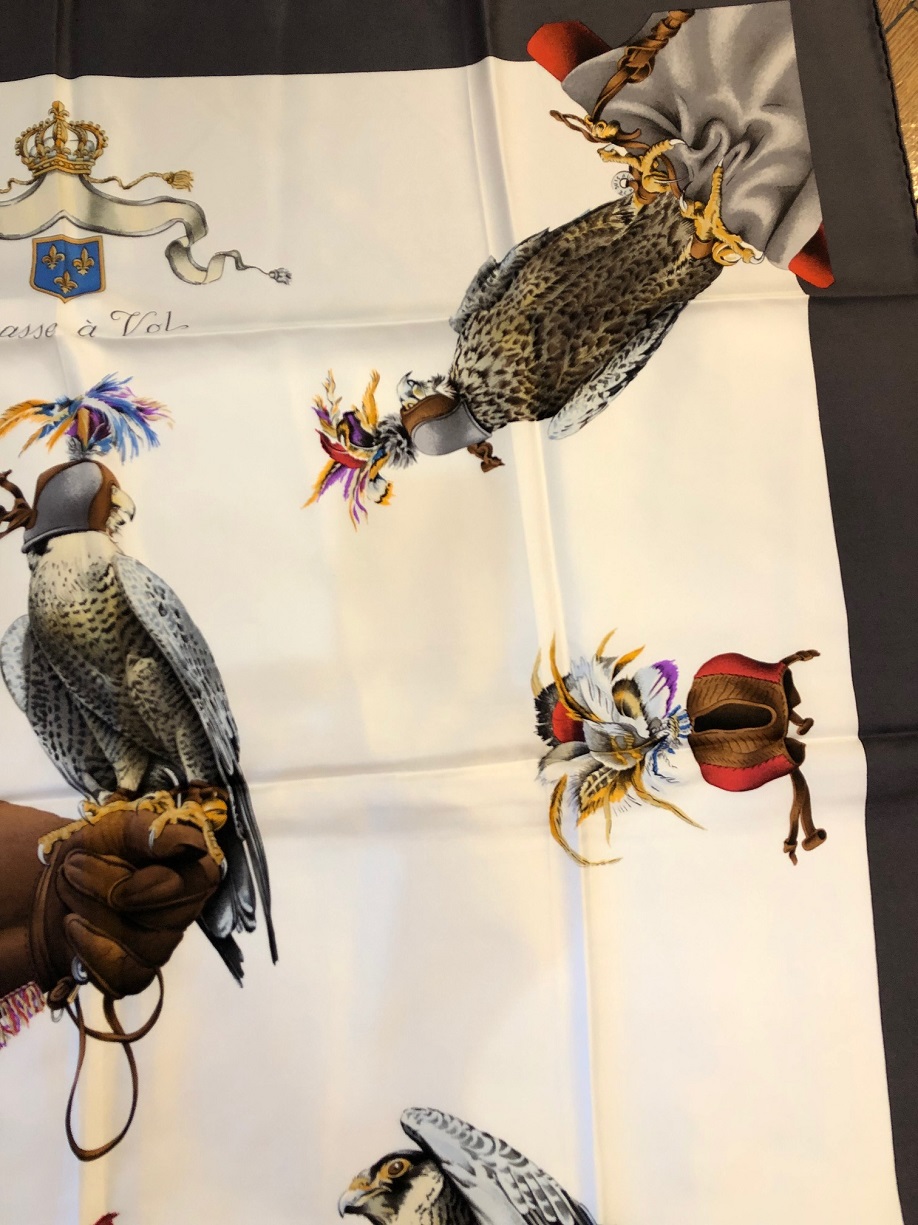 HERMES Scarf 'Chasse À Vol' - Image 6