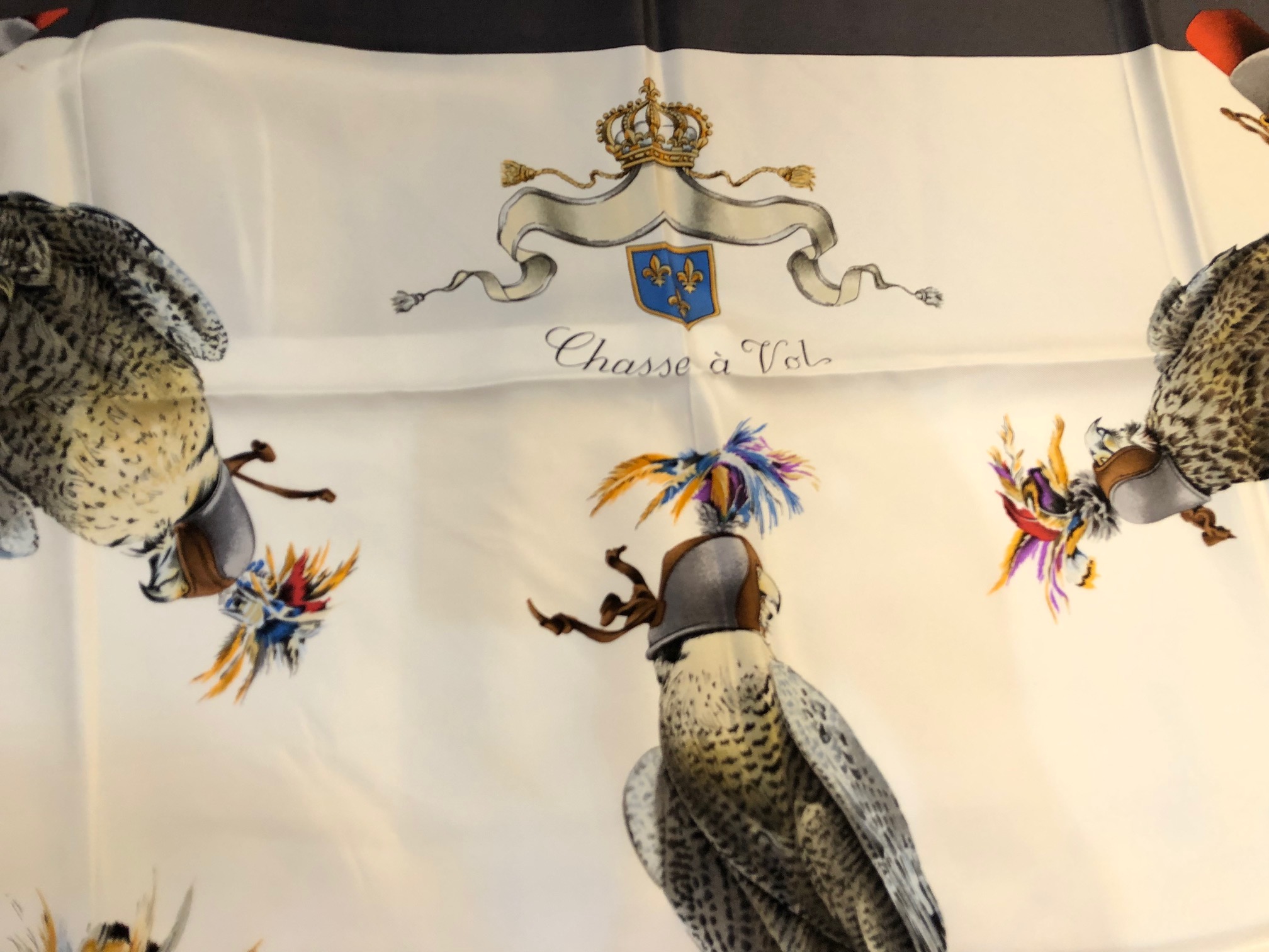 HERMES Scarf 'Chasse À Vol' - Image 7