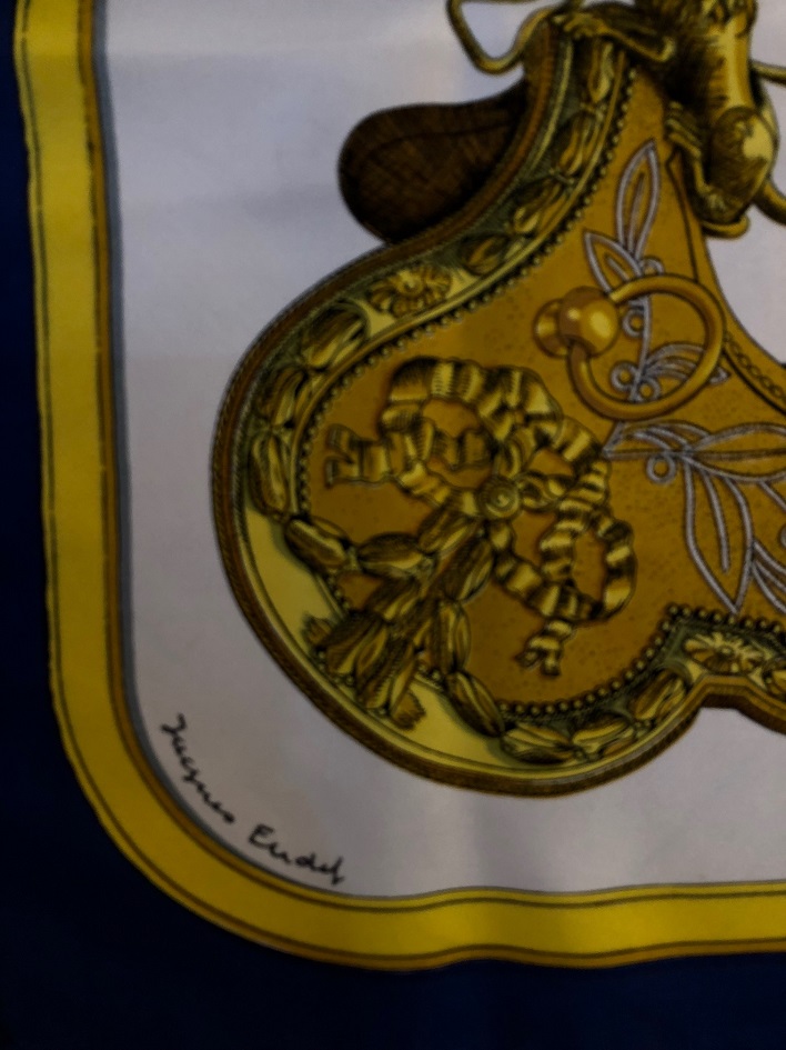 HERMES Scarf GRAND APPARAT Jacques Eudel - Image 3