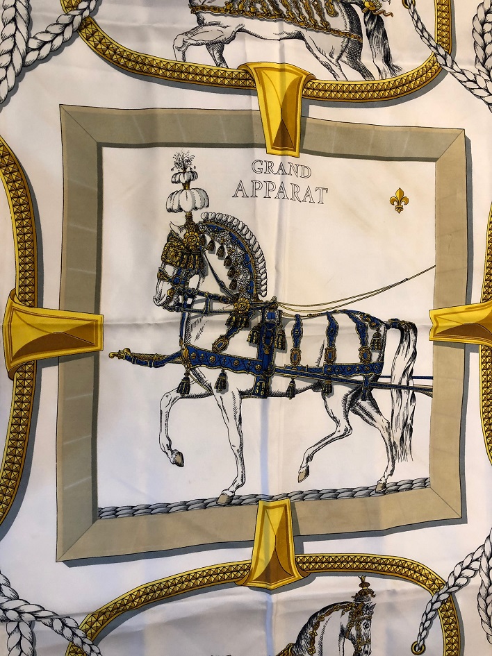 HERMES Scarf GRAND APPARAT Jacques Eudel - Image 6