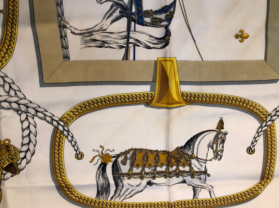 HERMES Scarf GRAND APPARAT Jacques Eudel - Image 7