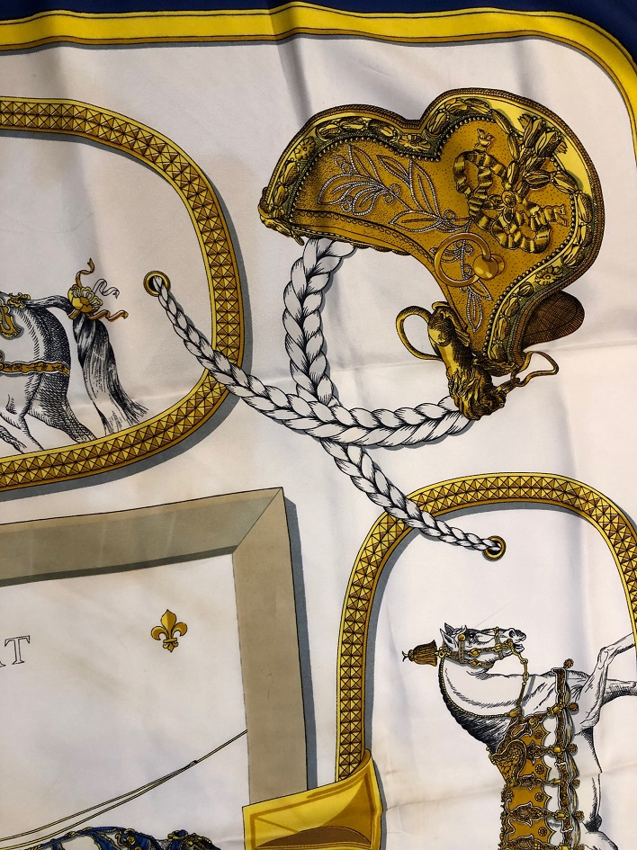 HERMES Scarf GRAND APPARAT Jacques Eudel - Image 8
