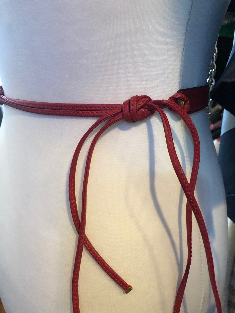 Hermès Red Leather Travel Clutch Fanny Pack Waist Belt Bag - Image 4