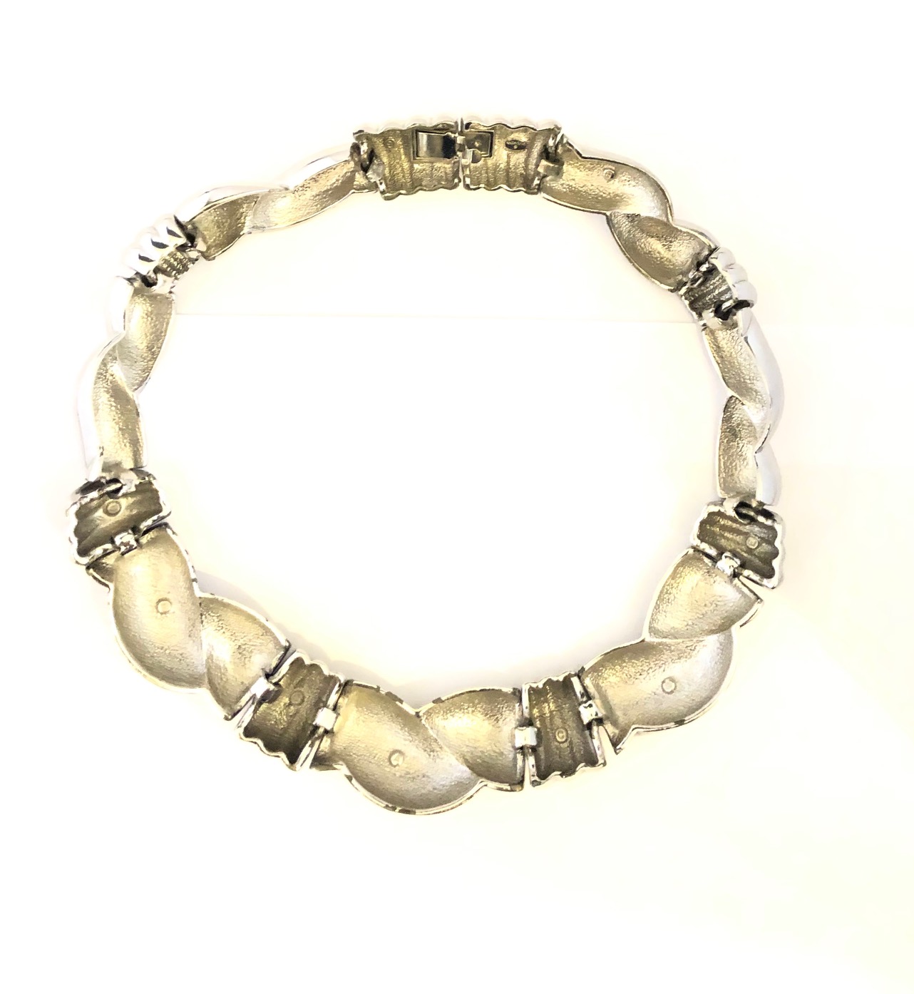 GIVENCHY Palladium Silver-Toned Curb Sculpted Necklace - Image 6