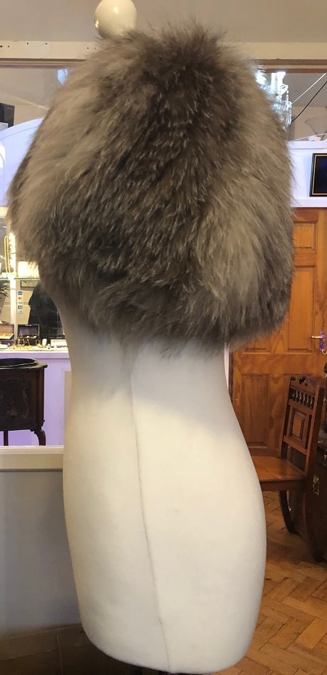 Grey Fur Shrug Bolero - Image 6