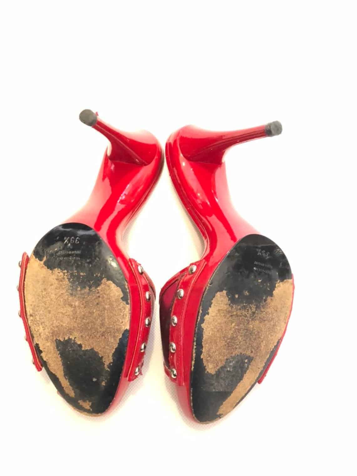 Dolce & Gabbana Flower Embellished High Heel Sandals - Image 7