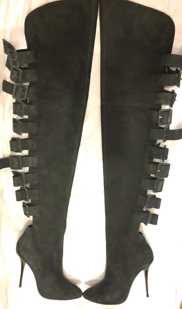 Thigh-High Over the Knee Stiletto Boots Giuseppe Zanotti 40 - Image 4