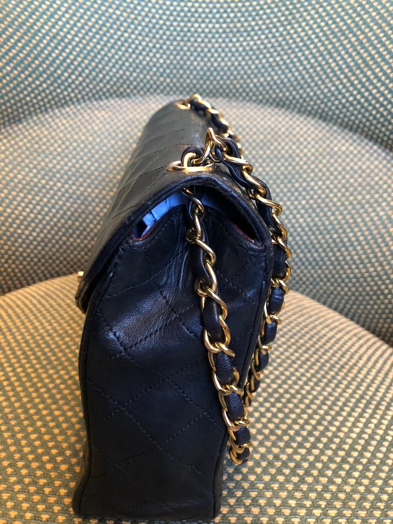 CHANEL Timeless V-Stitch Double Chain Shoulder Bag VERY RARE - Image 6