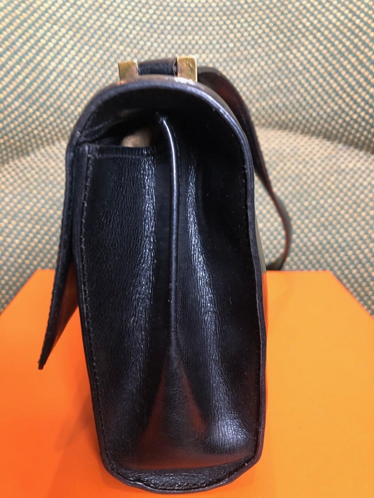 HERMES Vintage Handbag H 60s Rare Collector - Image 5