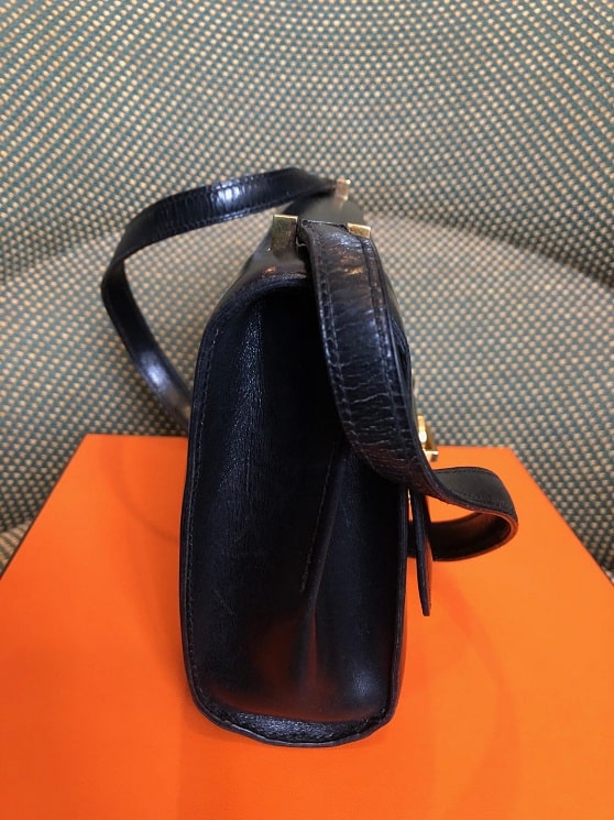 HERMES Vintage Handbag H 60s Rare Collector - Image 6