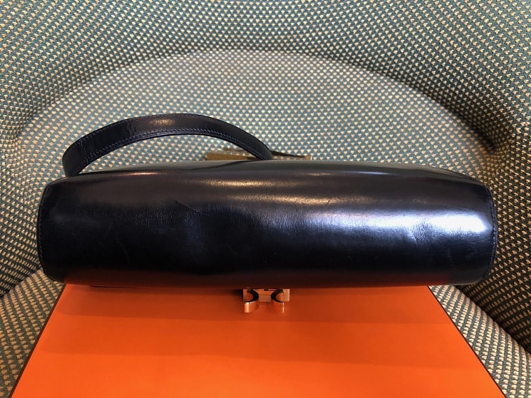 HERMES Vintage Handbag H 60s Rare Collector - Image 7